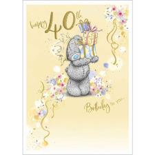 40th Birthday Me to You Bear Birthday Card Image Preview